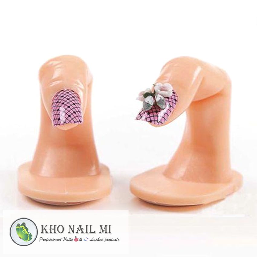 Ngón tay giả học, tập vẽ móng làm nail chuyên dụng (loại không có móng)