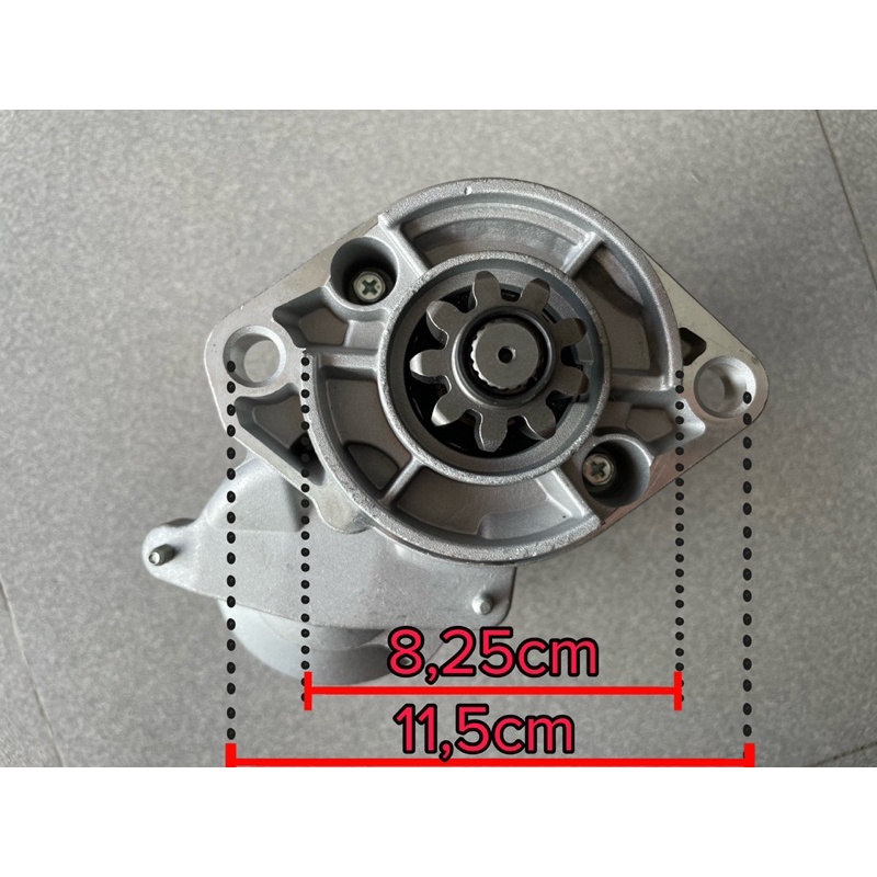 Củ đề máy cày - máy kéo Kubota 9 răng