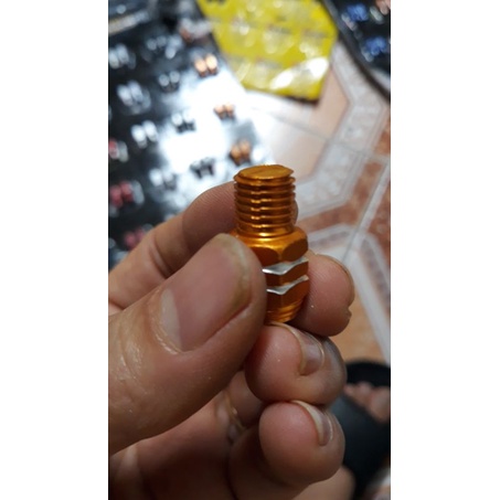 Giá 1 đôi] Ốc mặt cười chân gương xe máy 10mm gen xuôi,gen ngược