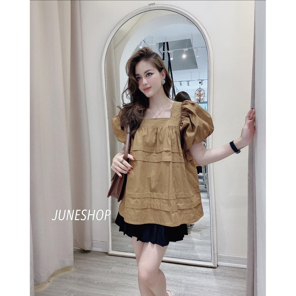 ÁO CỔ U BA MÀU