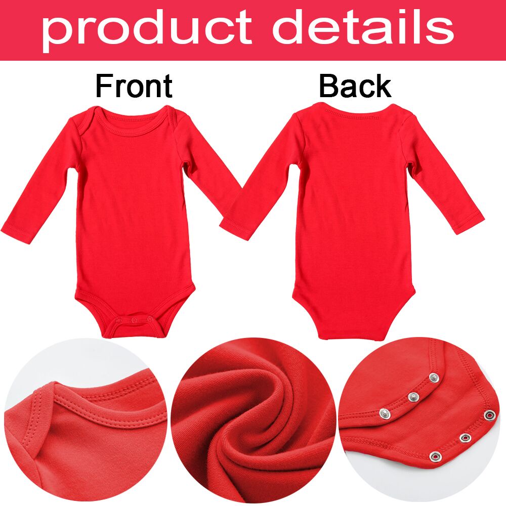 Bộ Áo Liền Quần Tay Dài Chất cotton In Họa Tiết Giáng Sinh Dễ Thương Thời Trang Cho Bé Trai Và Gái