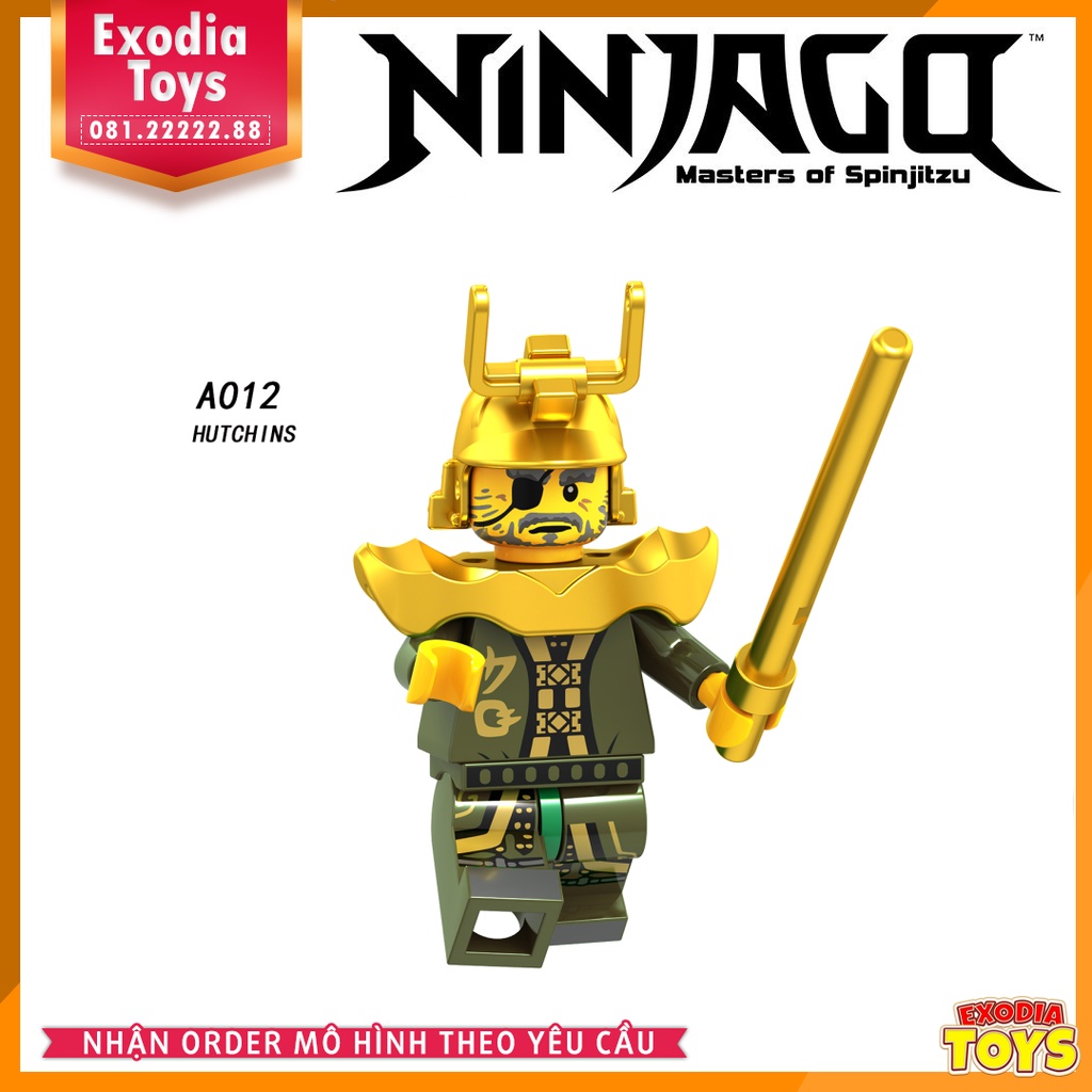 Xếp hình Minifigure Nhân vật Ninjago : Master Of Spinjitzu Season 8 - Đồ Chơi Lắp Ghép Sáng Tạo - LELE A009-A016