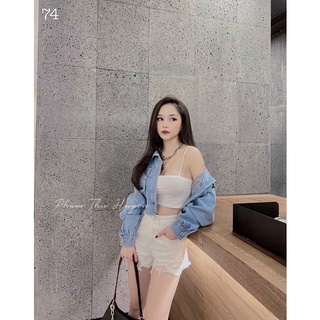 ÁO KHOÁC JEANS CROP