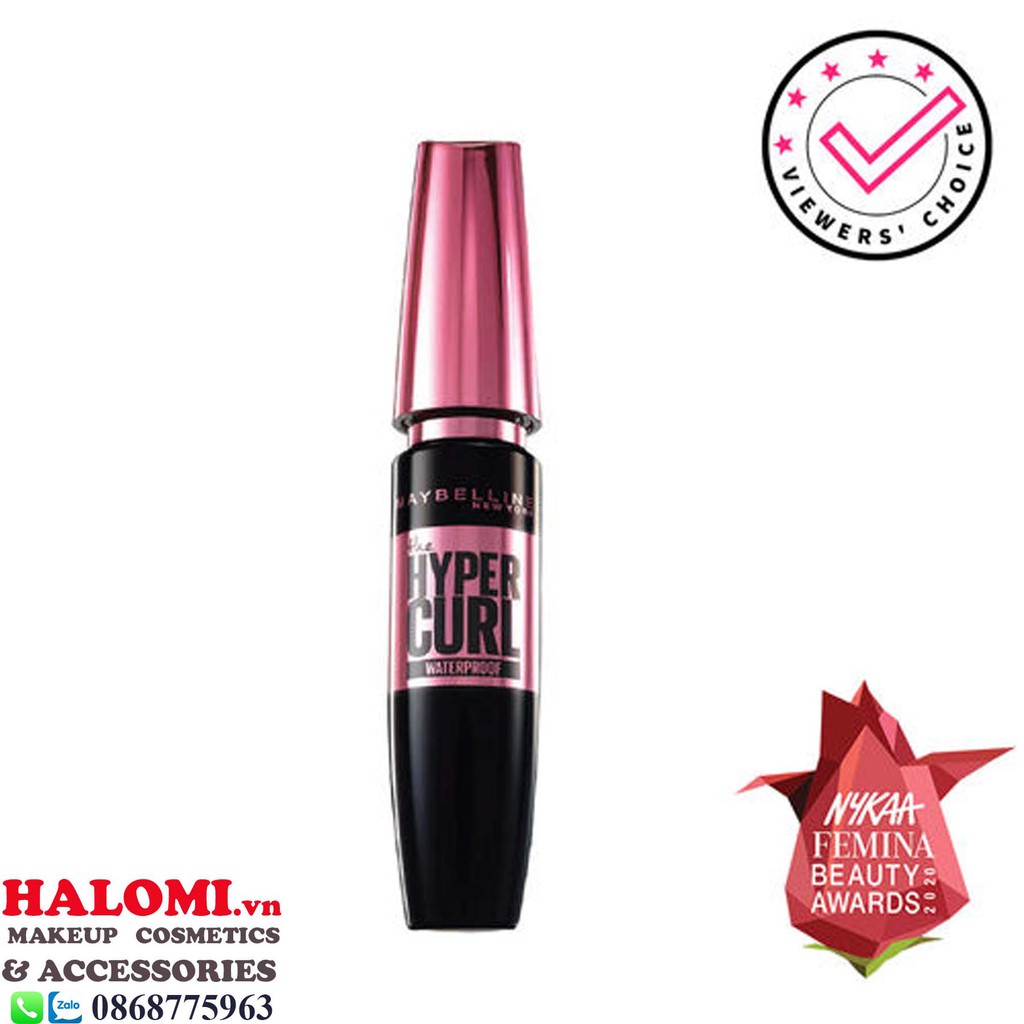 Mascara Maybelline Hyper Curl New York Dài Mi và Cong Mi Waterproof Chuốt Mi Đen 9.2ml | BigBuy360 - bigbuy360.vn