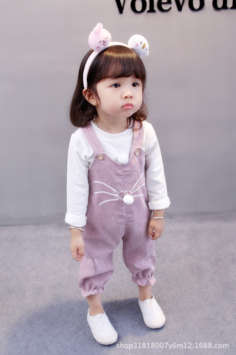 Bộ áo thun dài tay + quần dài cho bé gái (0-5 tuổi)