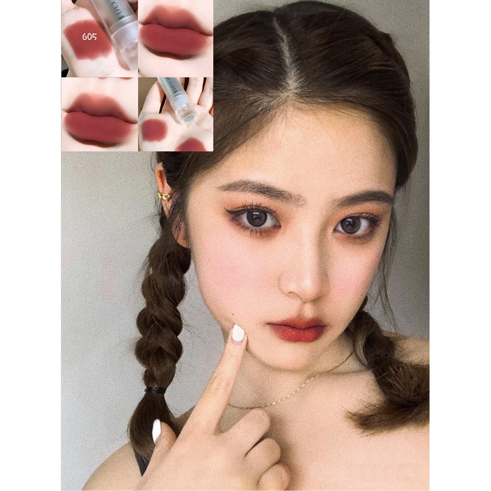 Son matte velvet siêu lì tông màu trà sữa hot trend mỹ phẩm nội địa Trung | BigBuy360 - bigbuy360.vn