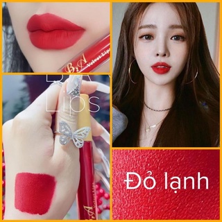 Son nắp vàng Son kem cao cấp B.A Beauty tặng kèm ủ môi