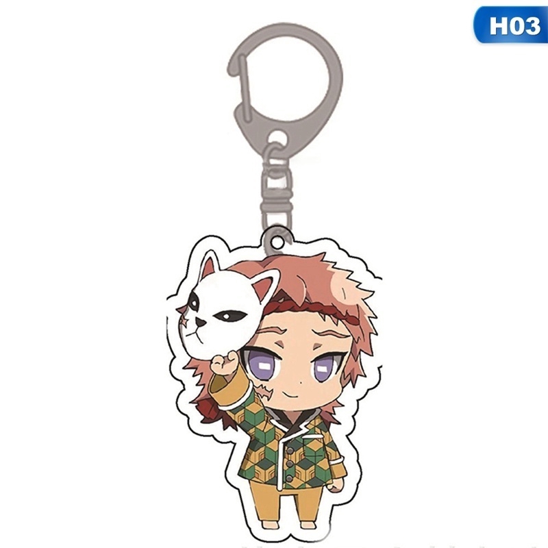 Móc Khóa Mặt Hình Nhân Vật Anime Độc Đáo Cá Tính