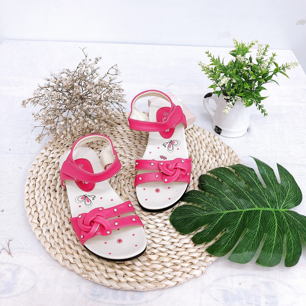 Sandal bé gái Bita's SOB.231 (Đỏ + Hồng) Size 31-37