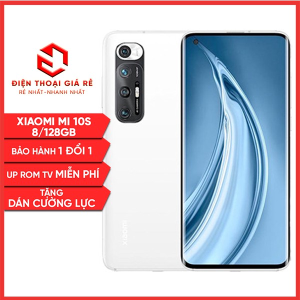 [Bao gồm sạc 33W] Điện Thoại Xiaomi Mi 10S - RAM 8/128GB [Giá rẻ Hà Nội, BH 3 tháng 1 đổi 1 - Tặng dán màn] | BigBuy360 - bigbuy360.vn