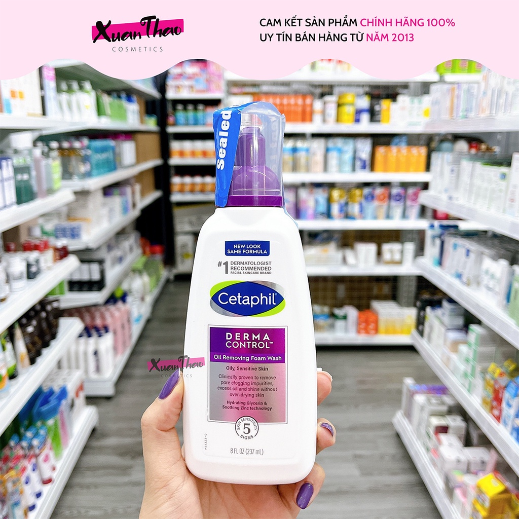 Sữa rửa mặt Cetaphil Pro Oil Skin Tím 236ml