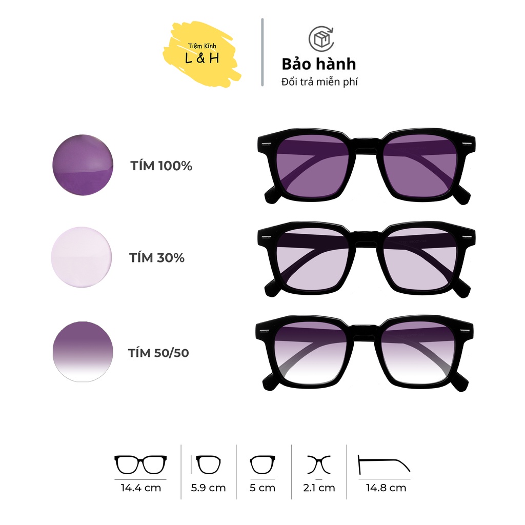 Kính râm chống UV vuông Z3351 dành cho nam nữ