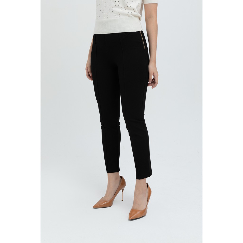 Quần dài Tregging nữ khóa kéo bên hông IVY moda MS 22C5663