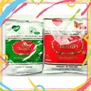 Trà thái xanh 200g và trà thái đỏ 400g pha trà sữa thái loại 1