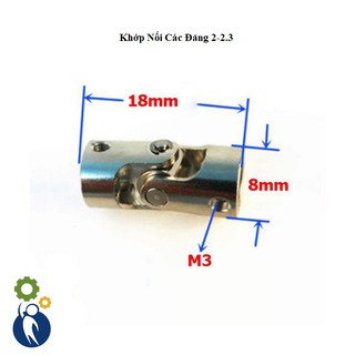 Khớp Nối Các Đăng trục 2-2.3mm, cardan Khớp nối trục khuỷu