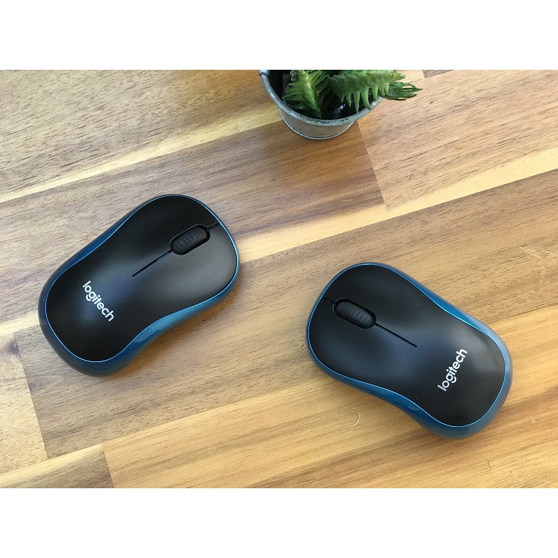 Chuột quang Logitech M186 – Không dây – Chính hãng