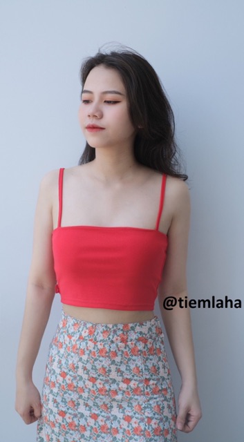 ÁO 2 DÂY BASIC CÁ TÍNH TÔN DÁNG - ẢNH THẬT