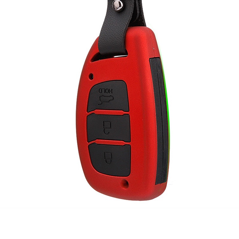 Vỏ Chìa Khóa Sợi Carbon Cho Xe Hyundai Tucson Creta Elantra Solaris Mistra Verna Sonata IX25 I30 2016 2017 2018 2019