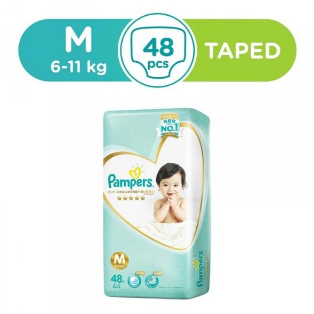  Tã dán Pampers Cao cấp NB66/ NB70/ S60/ S64/ M48/ M52/ L40/ L42