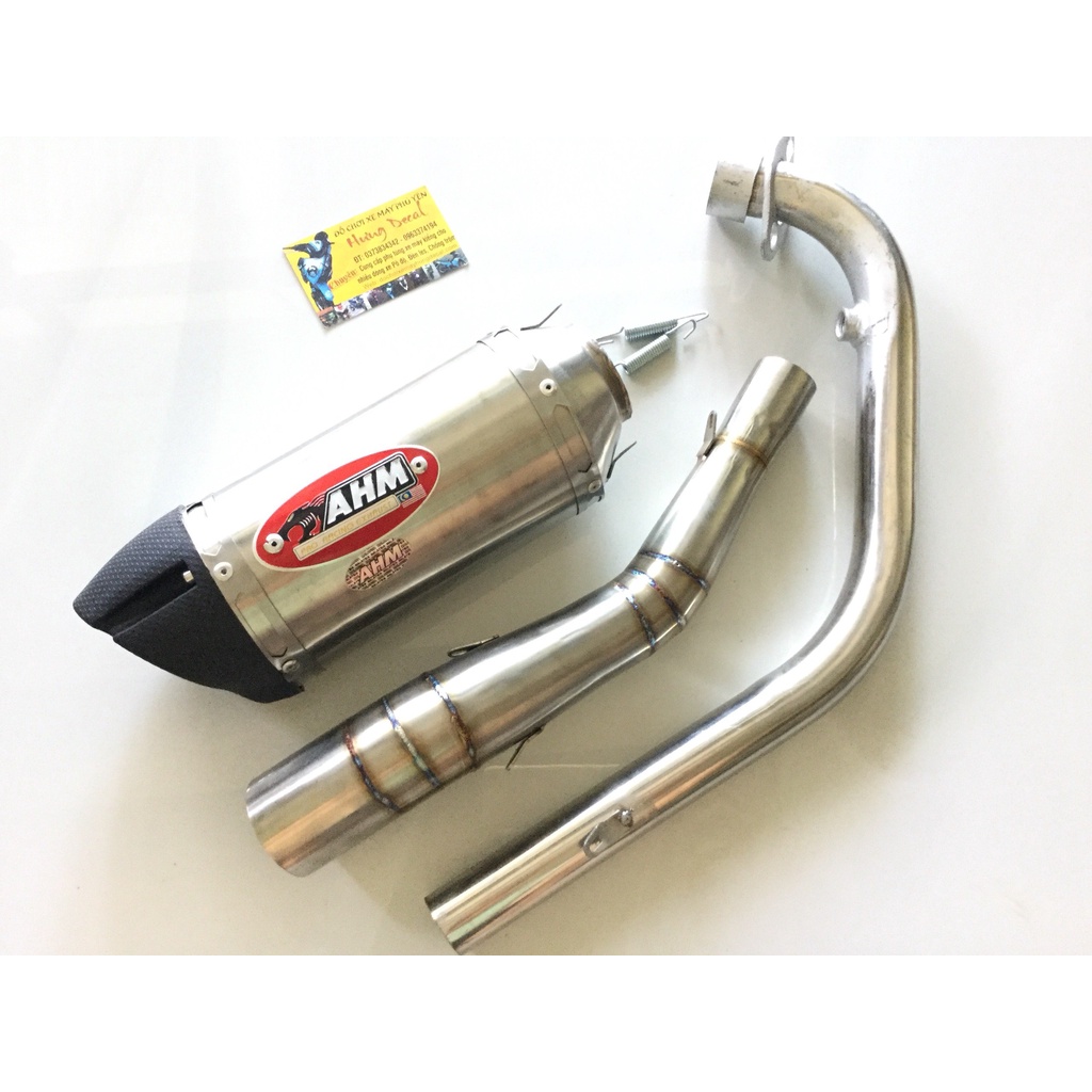 Pô AHM M3 inox - GẮN NHIỀU LOẠI XE, sản phẩm chất lượng, gian hàng uy tín, mua ngay