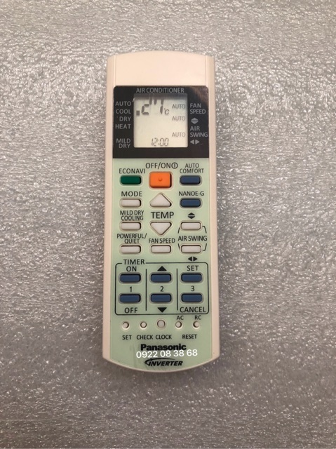 Remote Máy Lạnh Panasonic Inverter