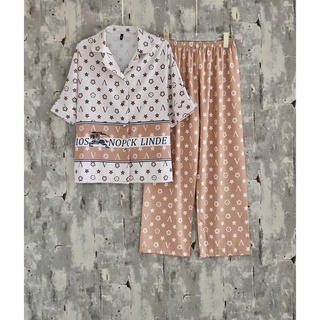 BỘ PYJAMA CỘC DÀI 030 L.V XINH