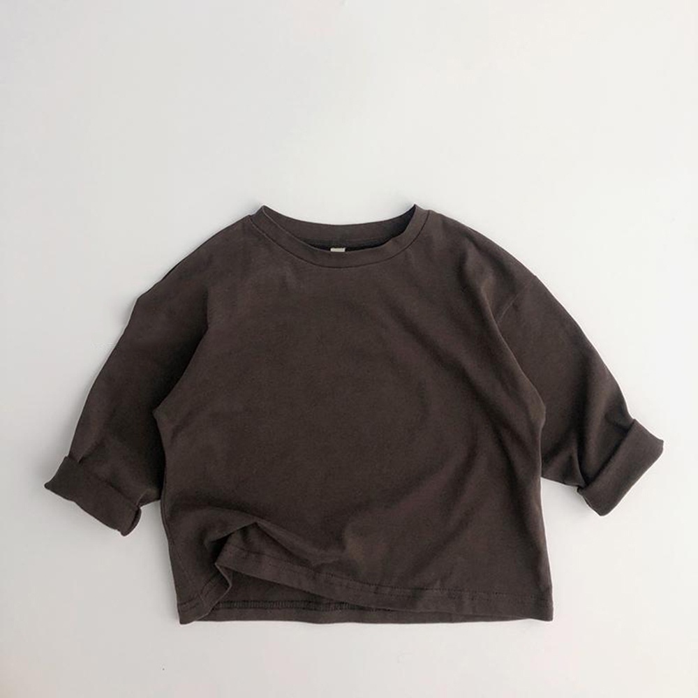 BEAR LEADER Áo Thun Cotton Tay Dài Phong Cách Hàn Quốc Thời Trang Xuân Thu Mới Cho Bé Trai 1-5 Tuổi