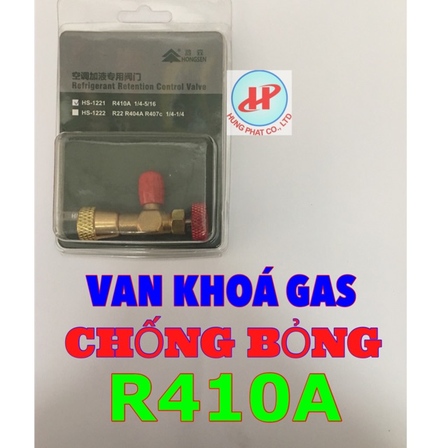 VAN KHOÁ GAS CHỐNG BỎNG R410A - R32