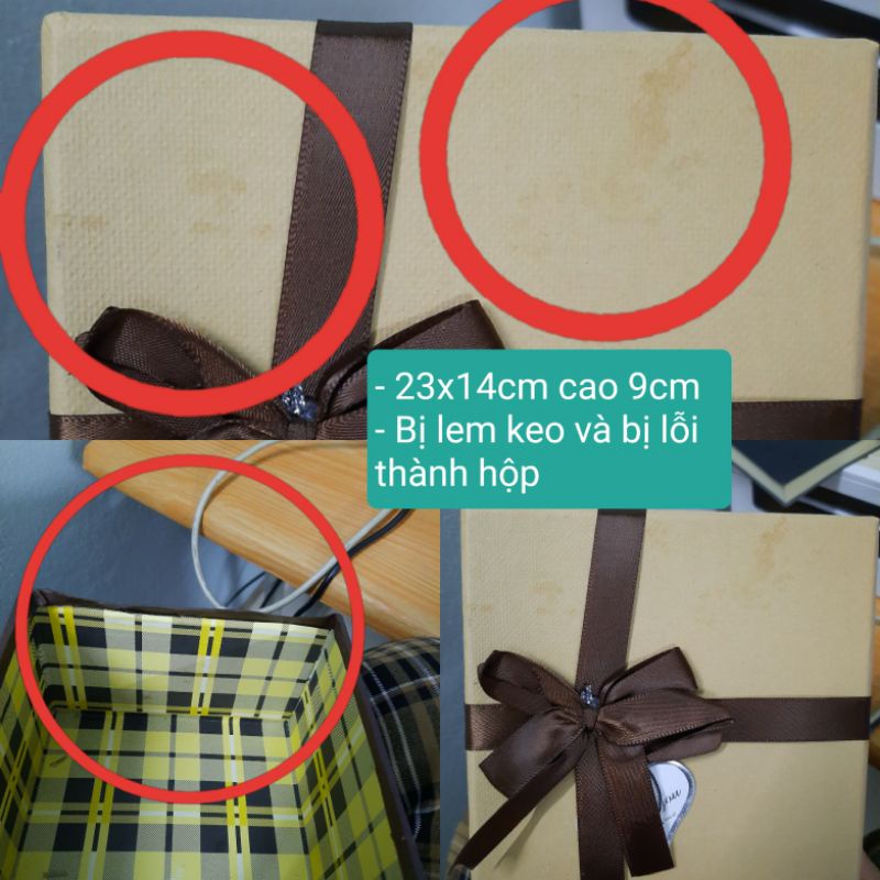 [XẢ LỖ] Các sản phẩm hộp quà bị lỗi và bị hổng (vui lòng đọc kỹ từng ảnh)