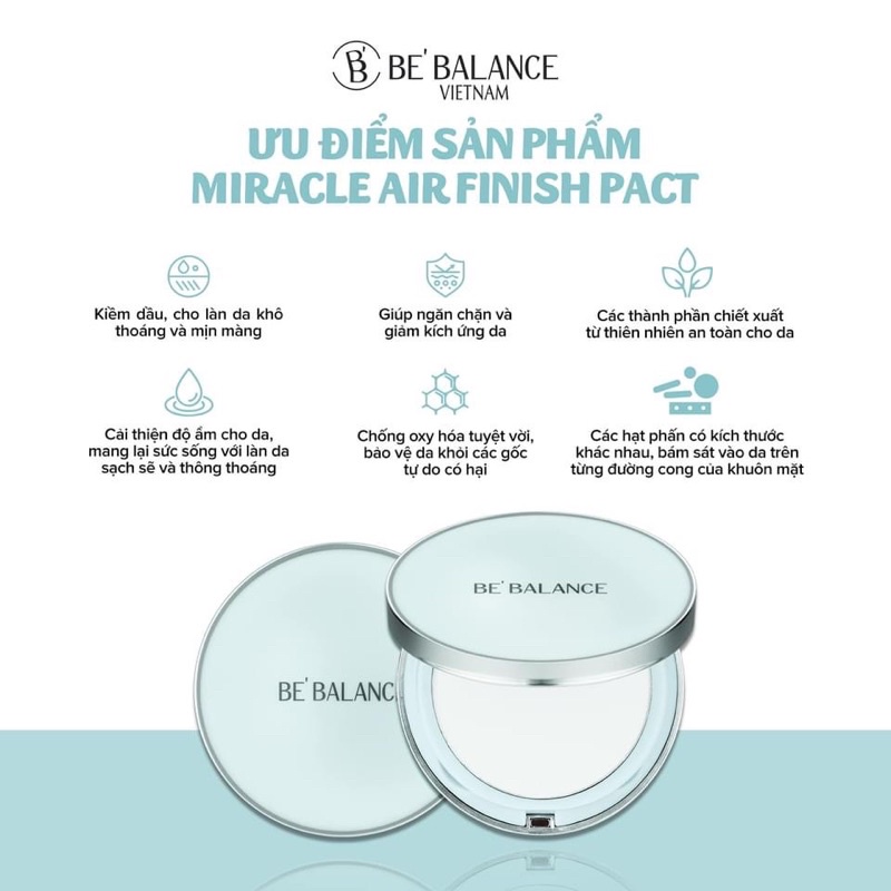 Phấn phủ kiềm dầu BeBalance