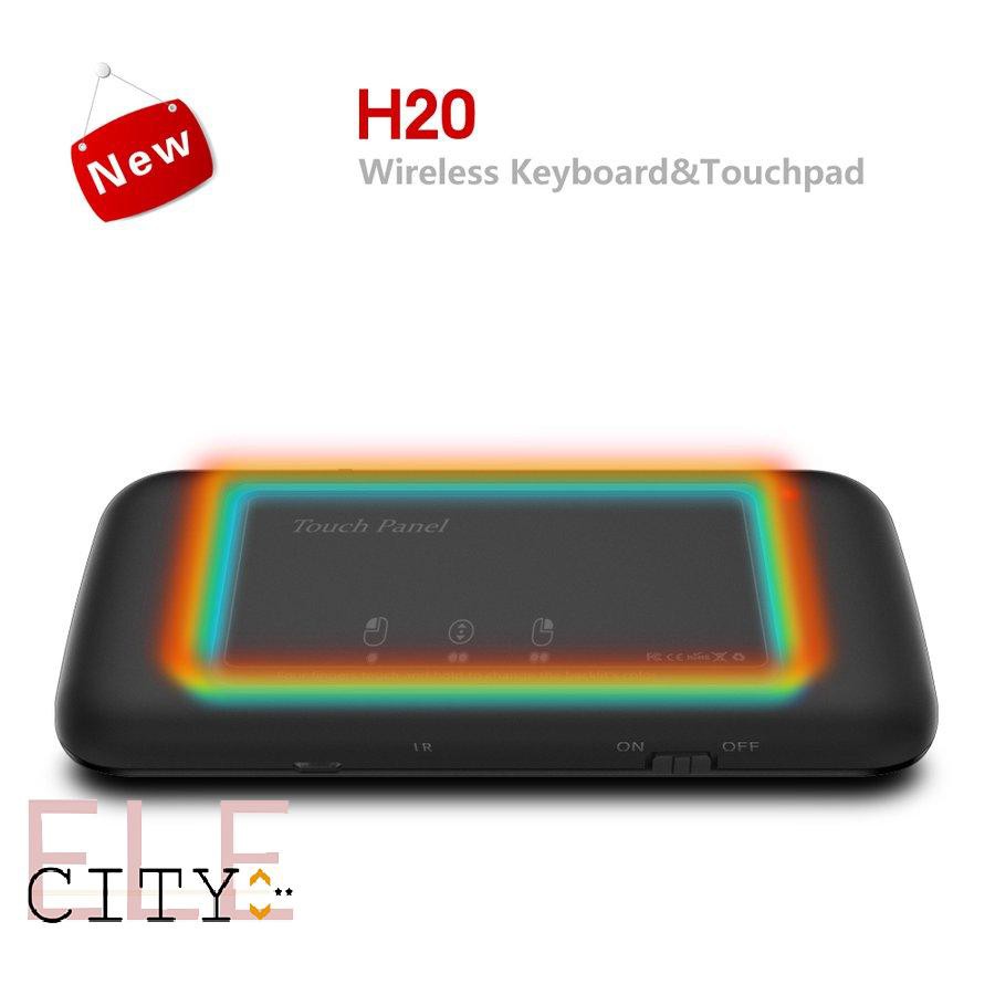 Bàn Phím Không Dây Mini H20 2.4ghz Tích Hợp Chuột Bay Cho Pc Tv Box