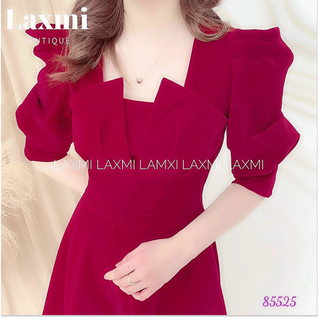 ĐẦM COTTON LẠNH,HỌA TIẾT TRƠN 2 MÀU XINH XẮN NHƯNG KHÔNG KÉM PHẦN SANG TRỌNG LANA FASHION