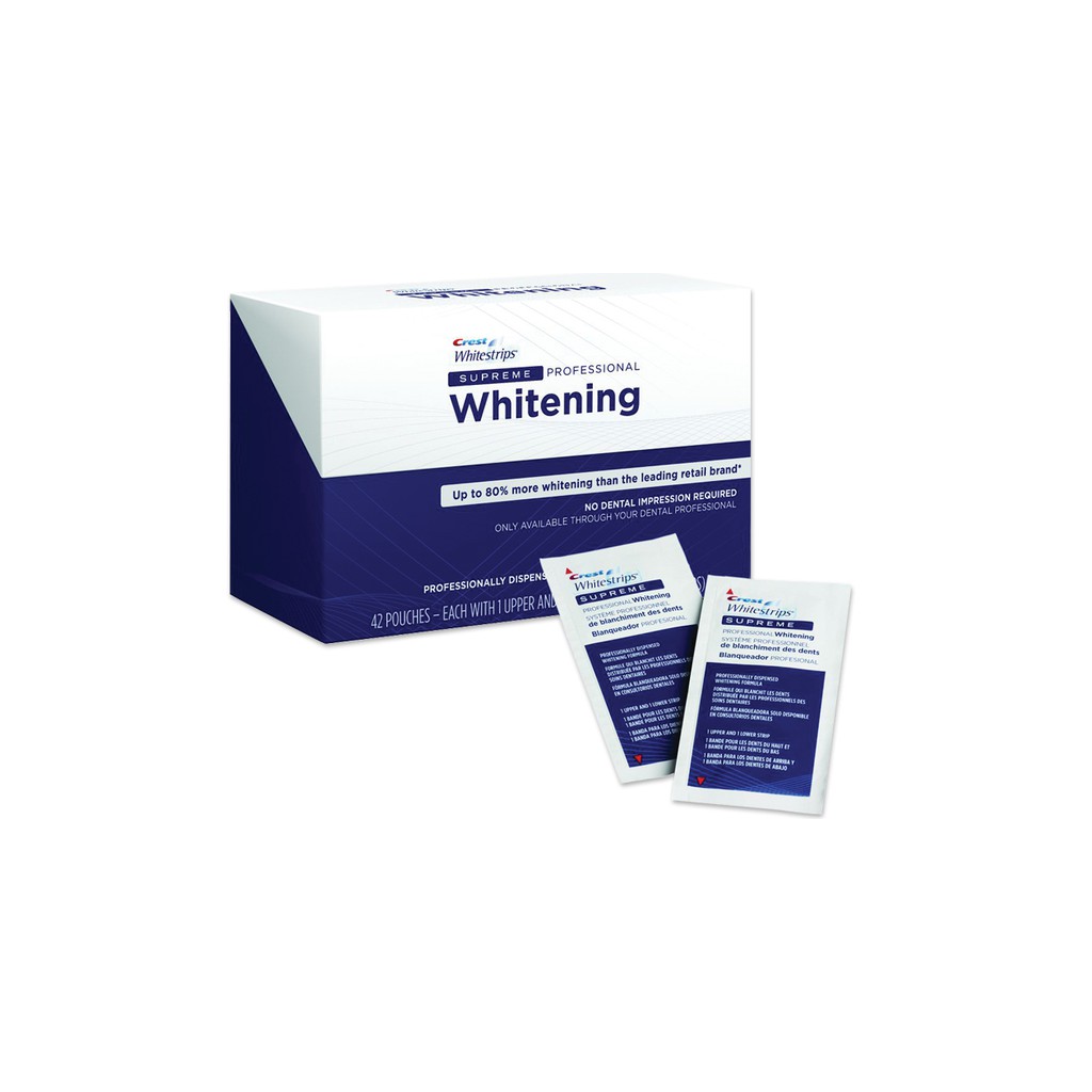 Crest Miếng Dán Trắng Răng Whitestrips Supreme Professional - Hity Beauty