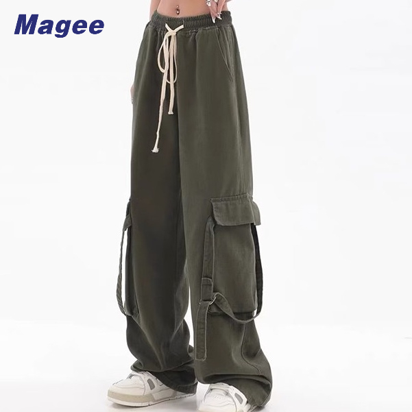 Quần Dài Ống Đứng Phong Cách hip hop Đường Phố Thời Trang Mùa Hè Cho Nam