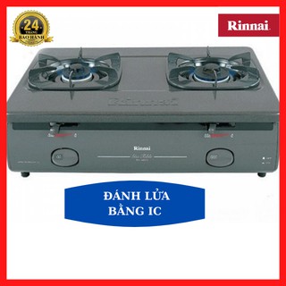 [HÀNG CHÍNH HÃNG]Bếp gas Rinnai RV-4680G - Đánh lửa bằng ic-công nghệ Nhật Bản -bền đẹp ,tiết kiệm gas-bảo hành 24 tháng