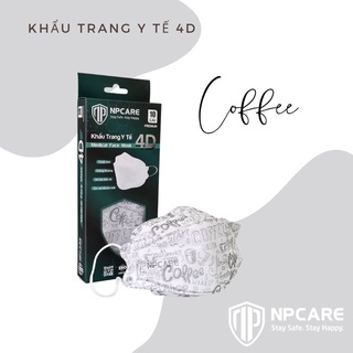 Khẩu Trang Y Tế 4D NPCARE ( Hộp 10 Cái )