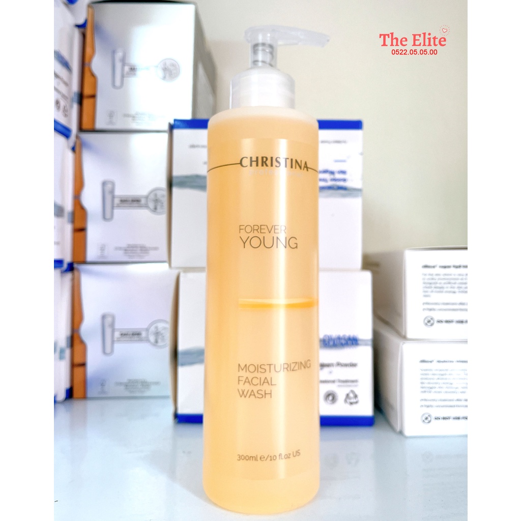 Sữa rửa mặt Christina Forever Young Facial Wash siêu cấp ẩm dành cho da dầu mụn 300ml
