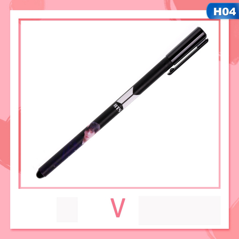 1 Bút mực in hình thành viên nhóm nhạc KPOP BTS