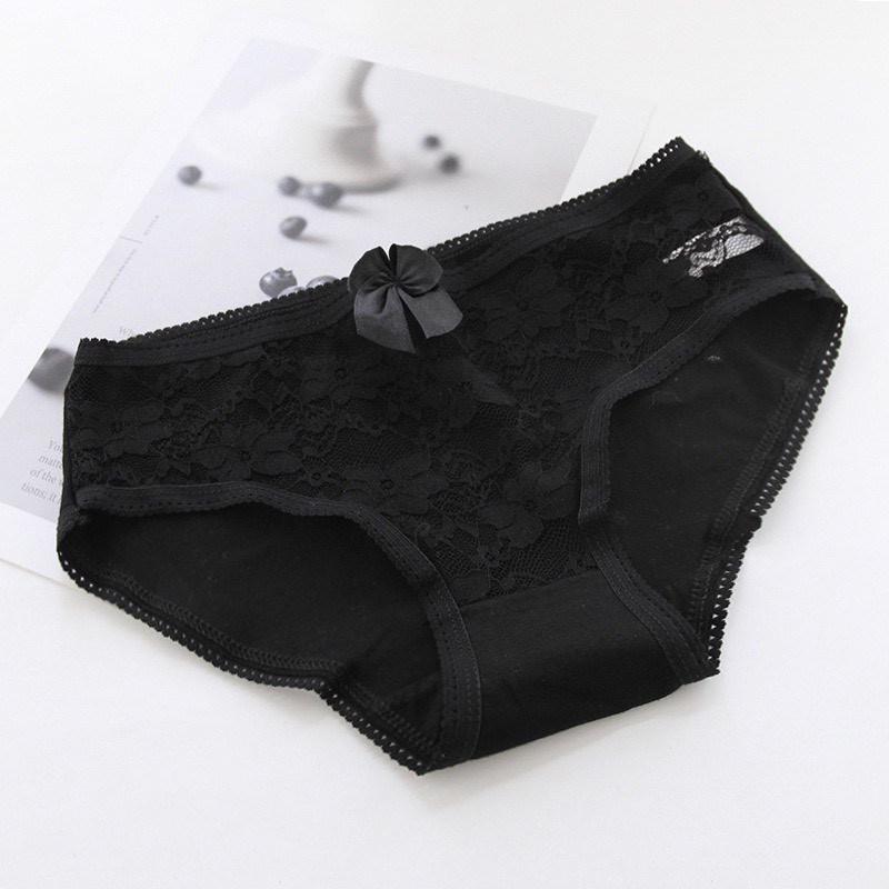 Quần Lót Nữ Cotton Thun kháng khuẩn thoáng mát gợi cảm huyền thoại mẫu Comboden5