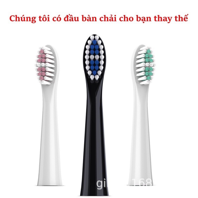 Bàn chải điện BOORUI tự động 6 chế độ cao cấp chống nước chống rung