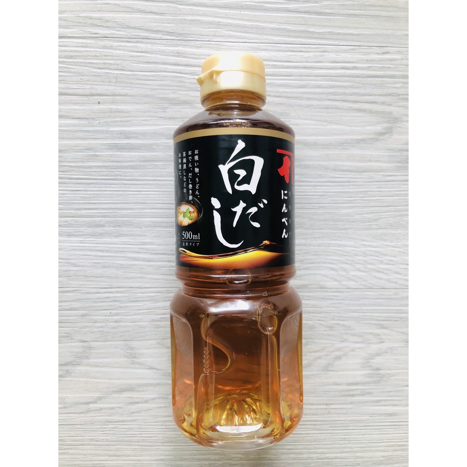 [HÀNG NHẬT] Nước dùng Shiro Dashi tiện lợi nấu ăn - Chai 500 ml