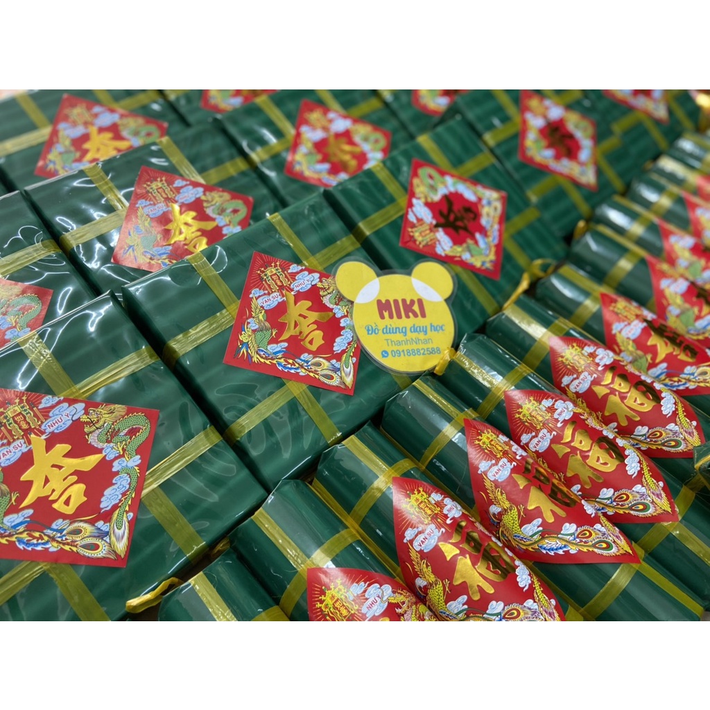 Lá Chuối Giả Gói Bánh Chưng / Bánh Tét