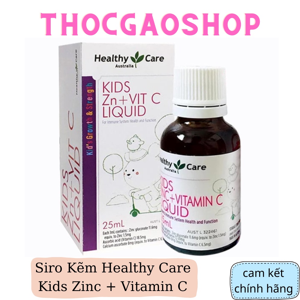 Siro Kẽm Healthy Care Kids Zinc + Vitamin C