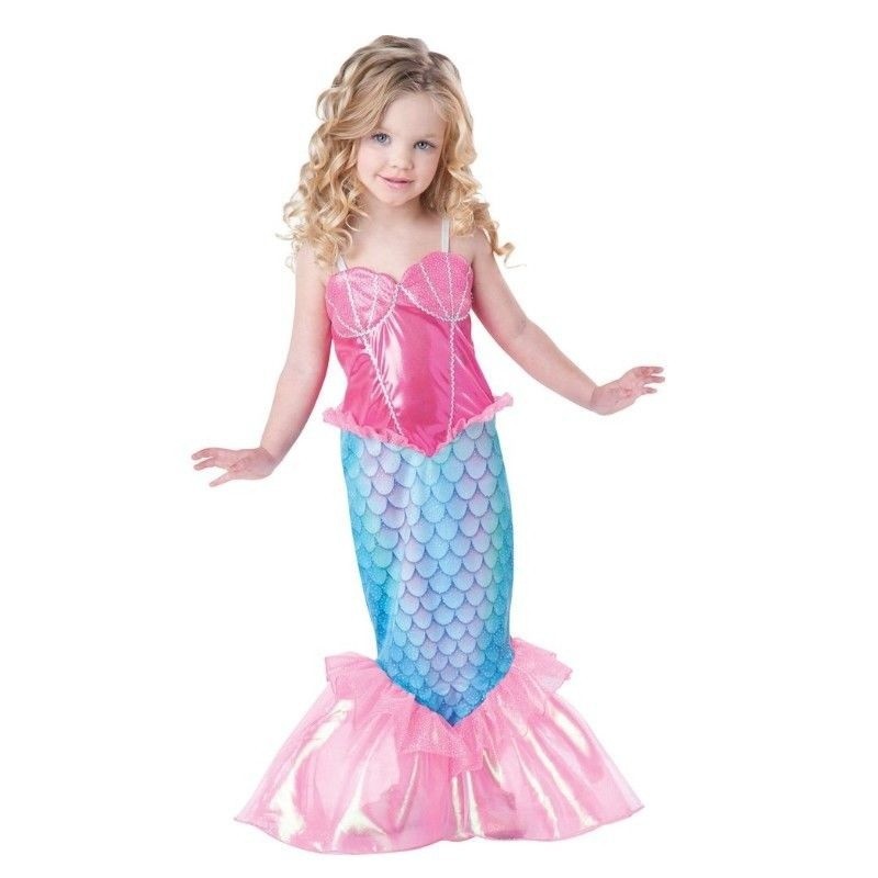 ღ♛ღFacny Girls Mermaid Tail Swimmable Bikini Set Swimwear Swimsuit Swimming Costume