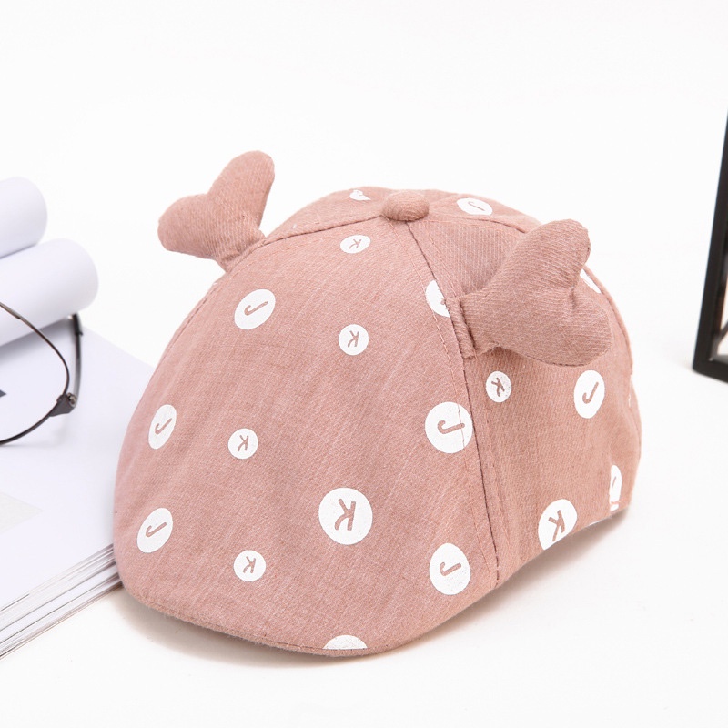 Mũ Beret Kẻ Sọc In Chữ Cái Thời Trang Anh Quốc Dành Cho Bé Trai Bé Gái