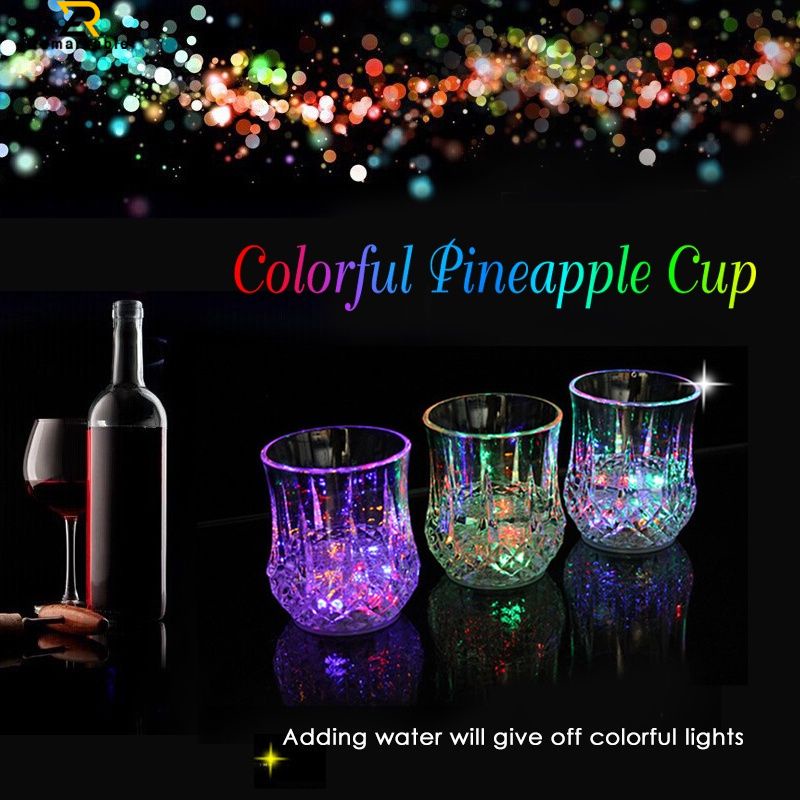 Tự động phát sáng Whiskey kính, màu sắc sáng tạo thay đổi cốc uống bia, thủy tinh cốc cho bar, câu lạc bộ, nguồn cung cấp bên Chứng Khoán Sẵn Sàng
