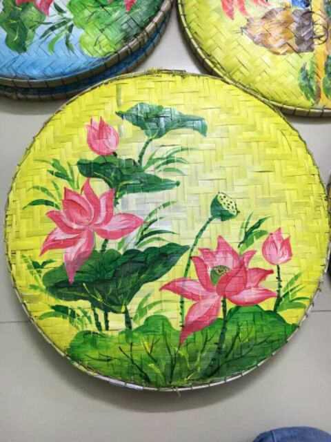 Mẹt tre vẽ tranh phong cảnh đủ màu sắc