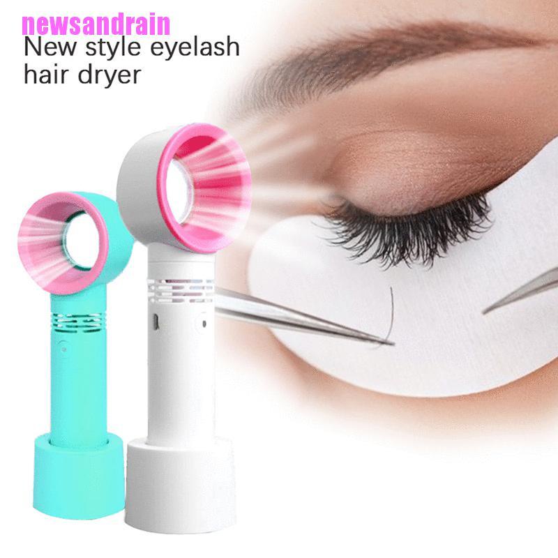 (Hàng Mới Về) Máy Sấy Khô Lông Mi Giả Nối Dài Usb Tiện Dụng