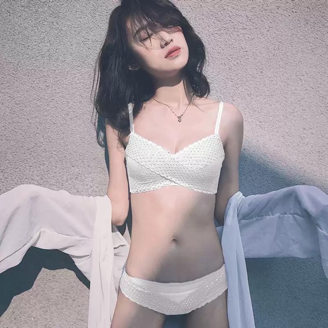 Bộ Đồ Lót Sweet Girl Không Gọng Đệm Mỏng Siêu Hot | BigBuy360 - bigbuy360.vn