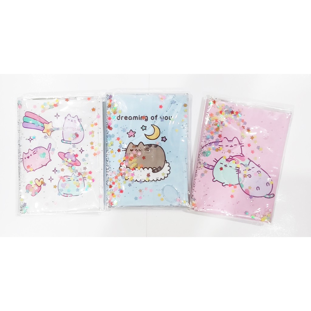 Sổ kim tuyến mèo pusheen SKI14 14*10cm 80 trang